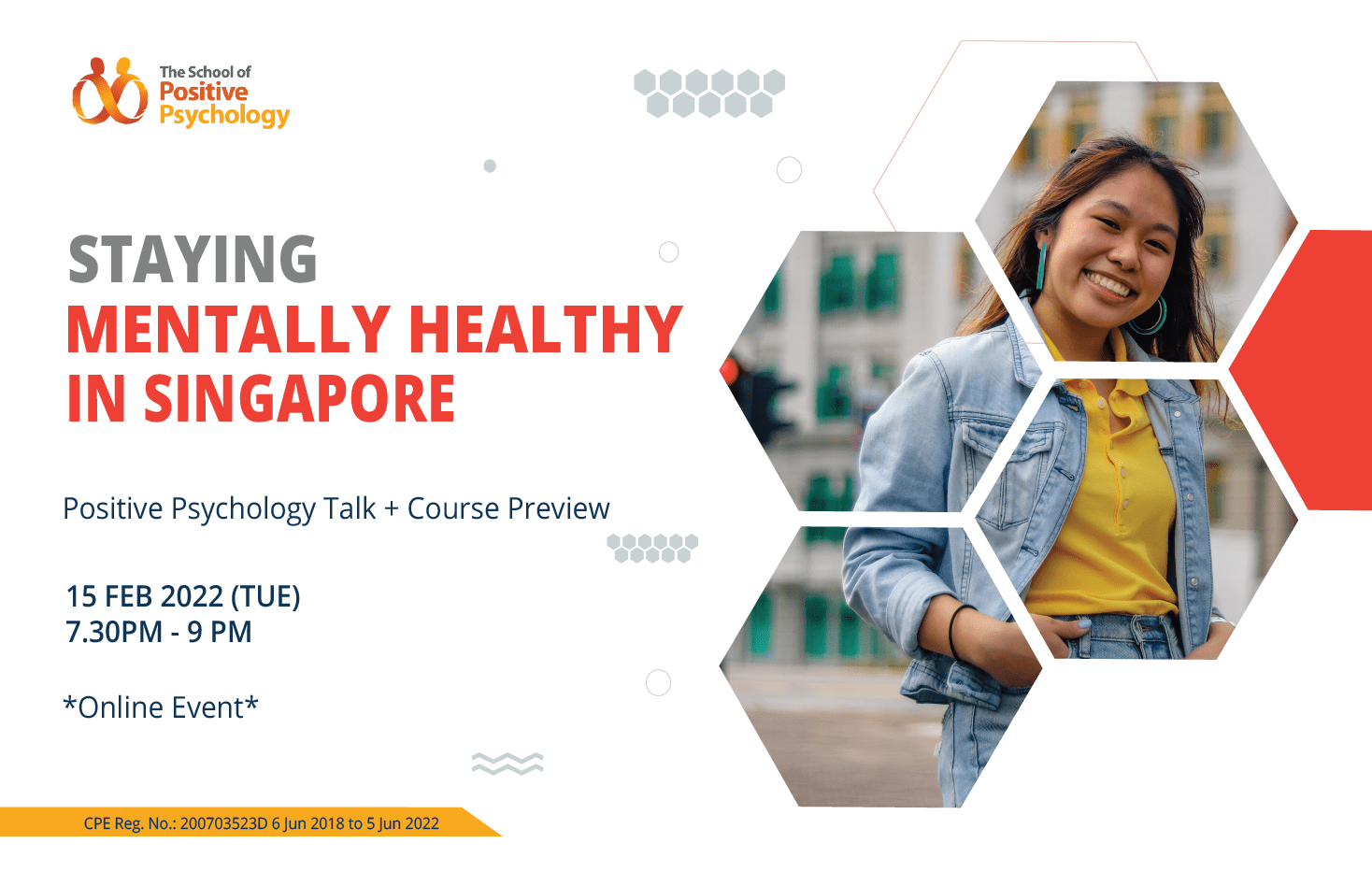 Staying Mentally Healthy In Singapore: Positive Psychology Talk + Course Preview