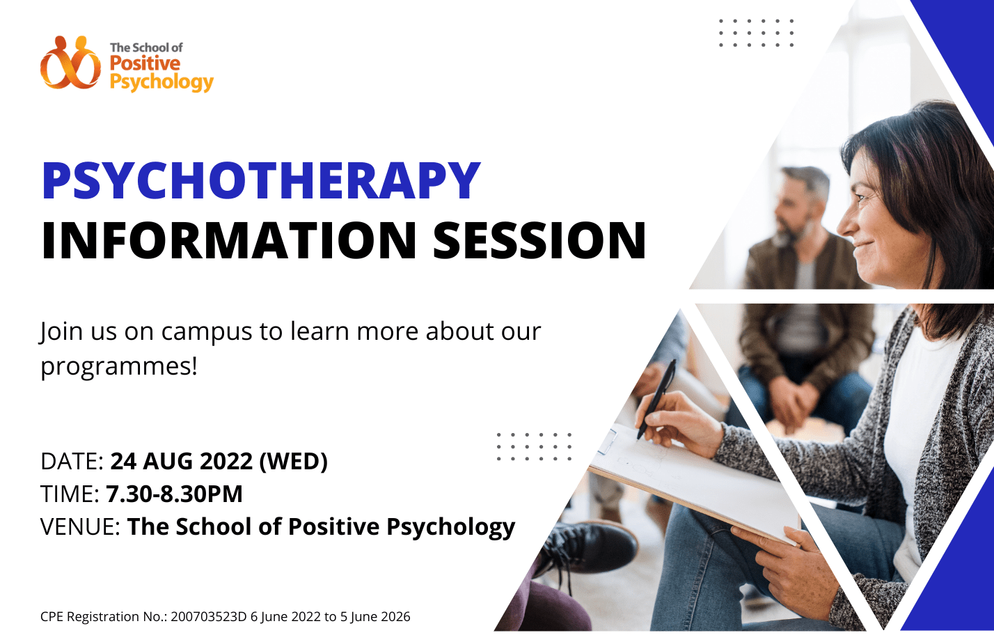 Psychotherapy Information Session August 2022