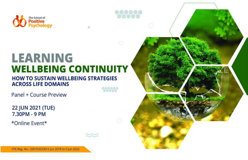 Panel + Preview: Learning Wellbeing Continuity – How To Sustain Wellbeing Strategies Across Life Domains