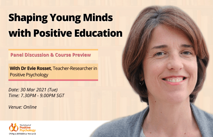 Online Panel + Preview With Dr Evie Rosset: Shaping Young Minds With Positive Education