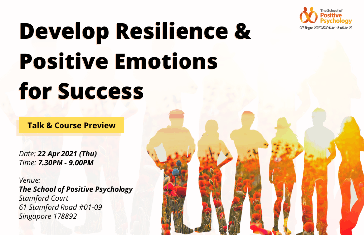 Talk + Preview: Develop Resilience & Positive Emotions For Success