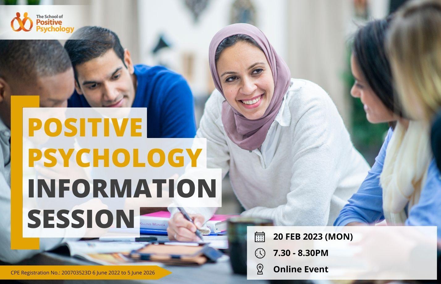 Positive Psychology Information Session February